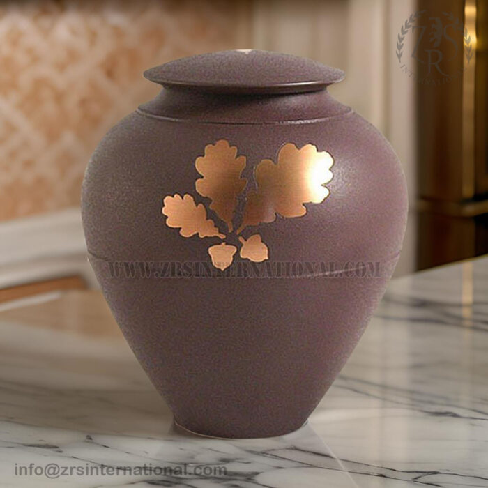 Brass Cremation Urn for Ashes, Brass, Urn,